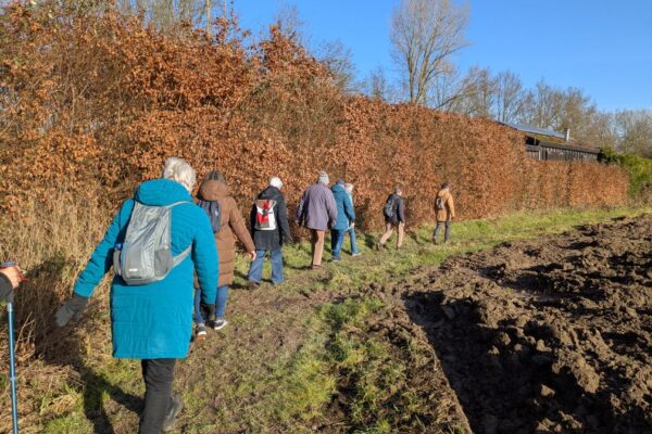 Pelgrimswandeling in de nazomer